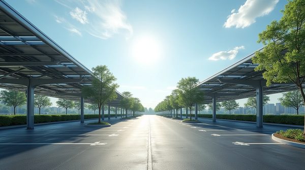 L'ombrière de parking : un atout pour l'énergie verte